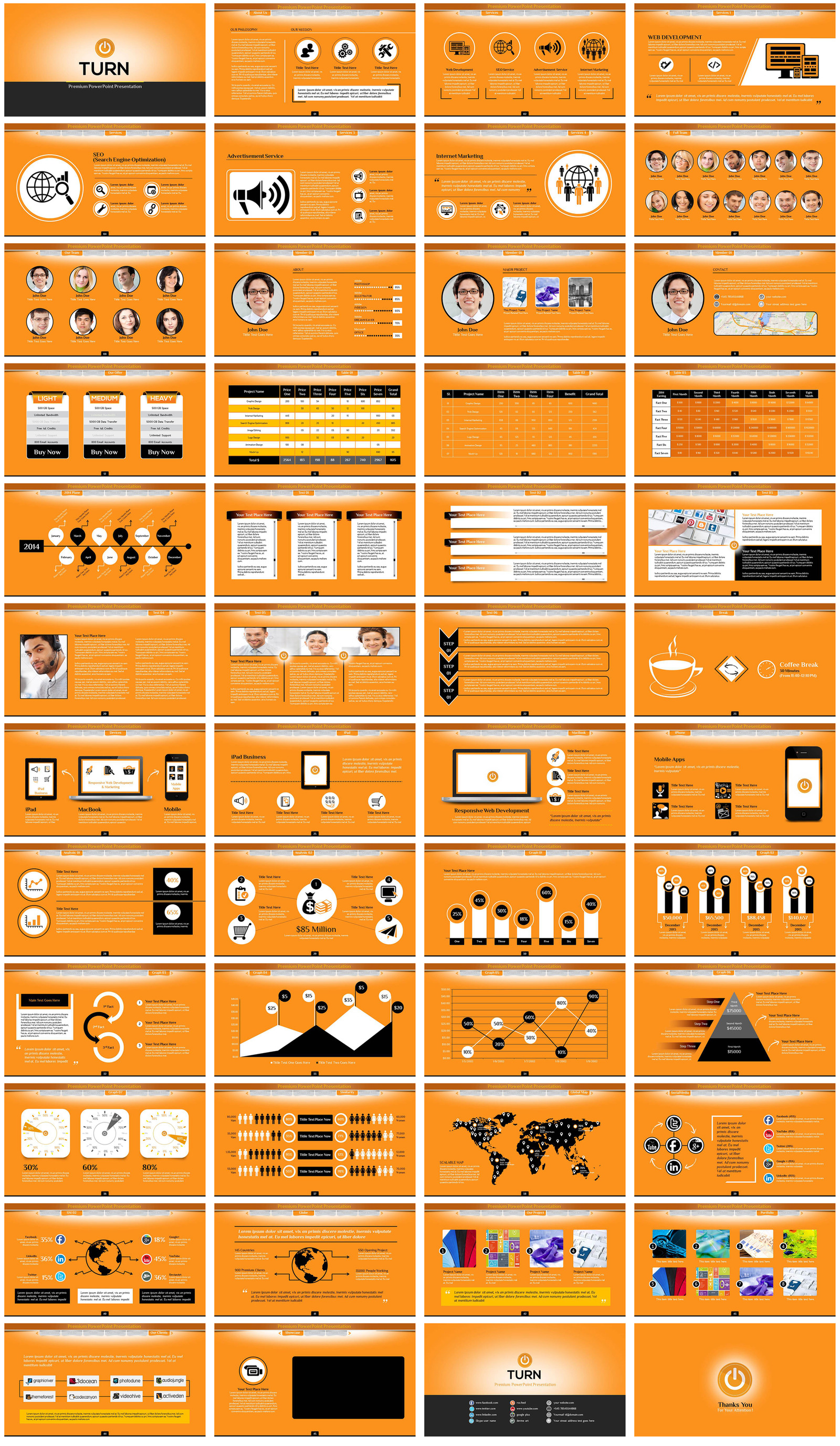 Animated Business PowerPoint template - TemplateMonster